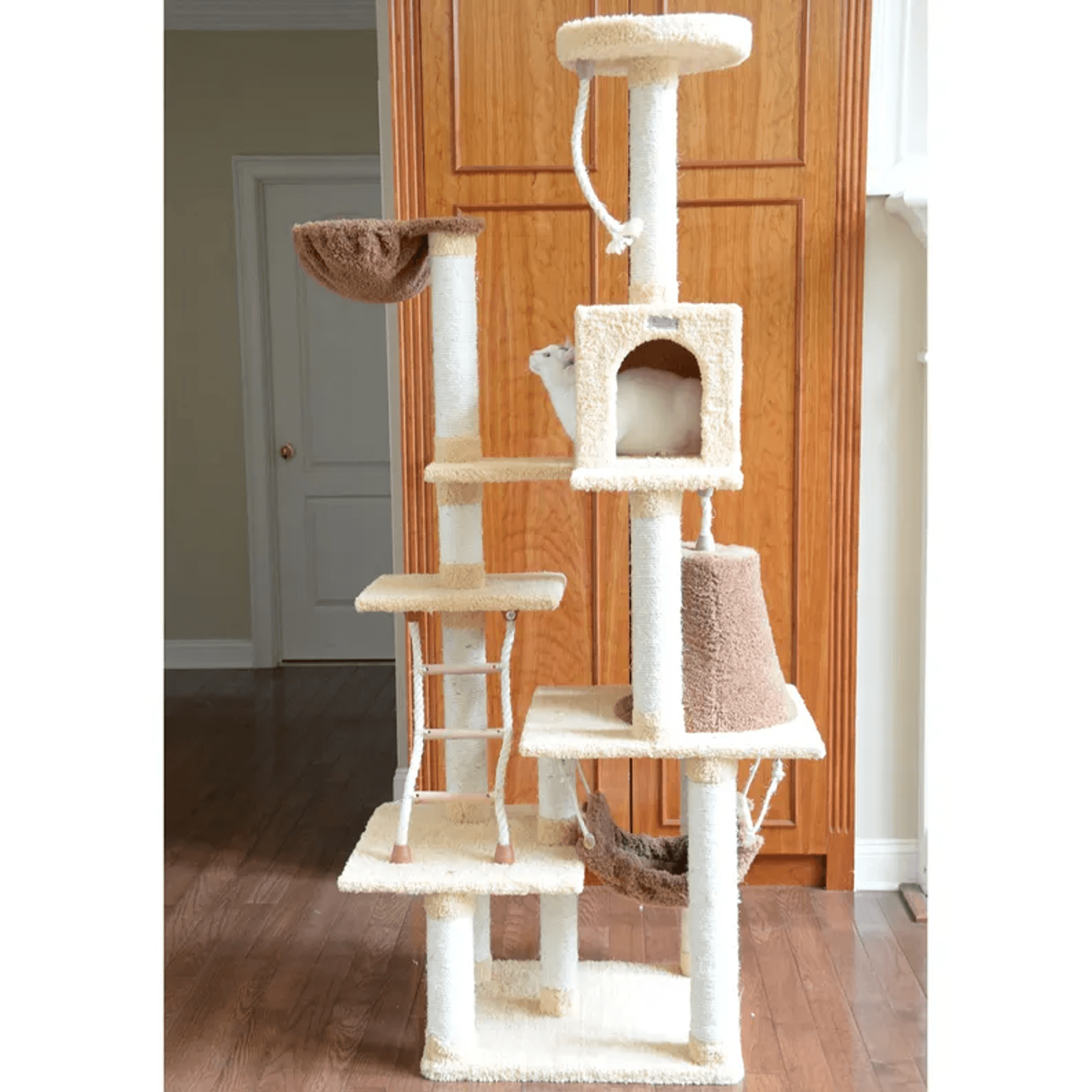 Real Wood Cat Climber & Play House